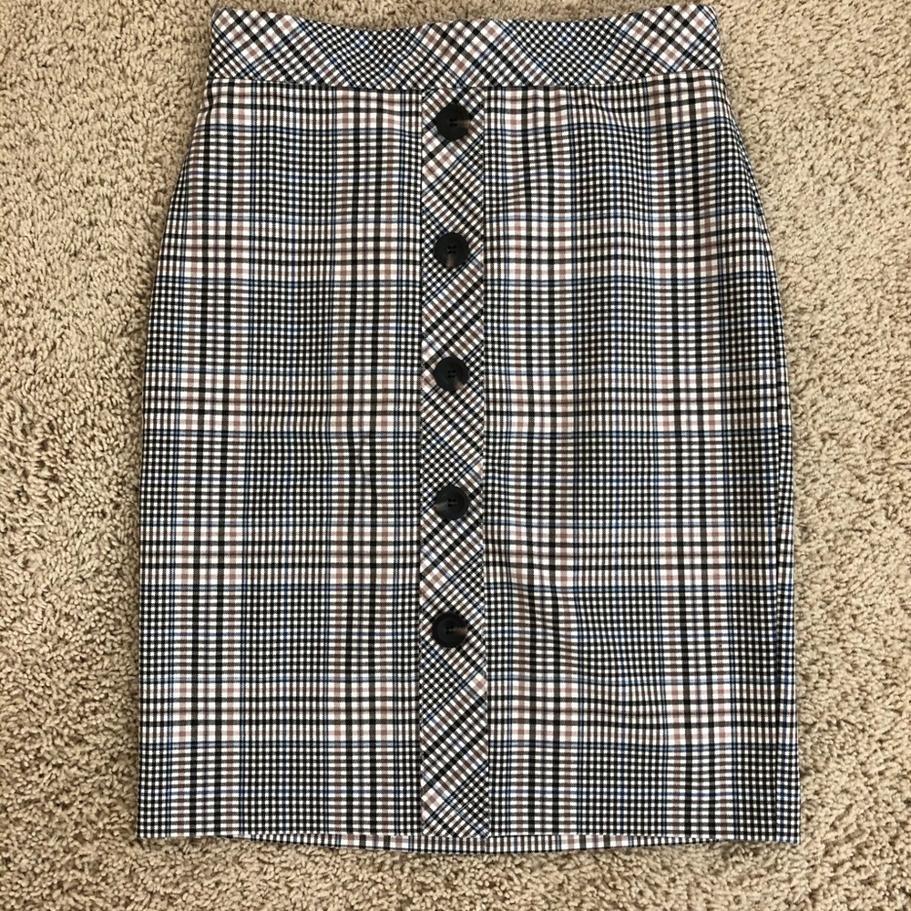 Ann Taylor Plaid Skirt